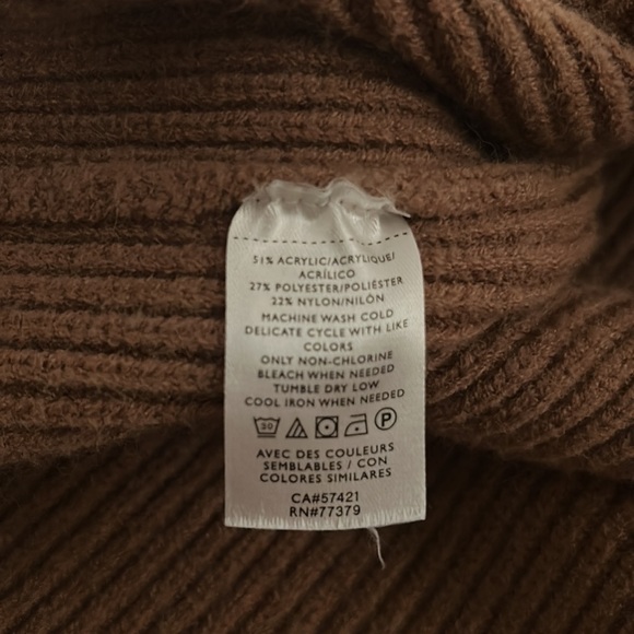 Ann Taylor double breasted coatigan in toffee nut - Picture 5 of 5